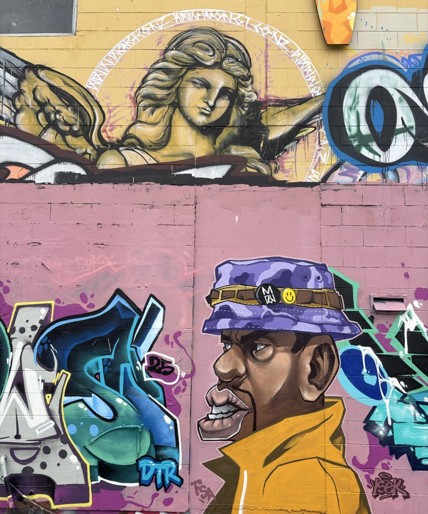 Street art in a New Brighton Alley way
